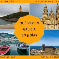 Planifica qué ver en Galicia en 5 días: Torre de Hércules, Catedral de Santiago, Rías Baixas y Costa da Morte.