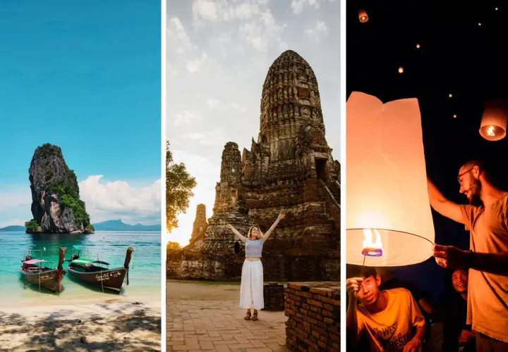 Un viaje a Tailandia: playas paradisíacas, templos antiguos y el mágico festival de las linternas.