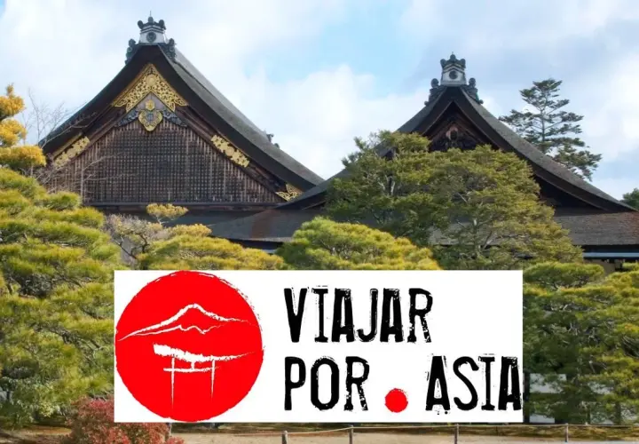 La mejor agencia para viajar a Japón: un templo japonés rodeado de árboles.