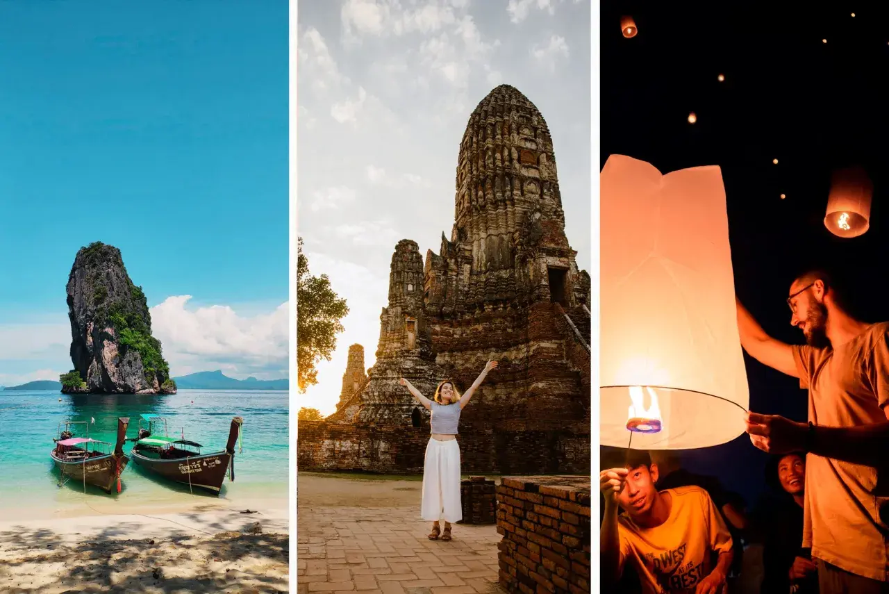 Un viaje a Tailandia: playas paradisíacas, templos antiguos y el mágico festival de las linternas.